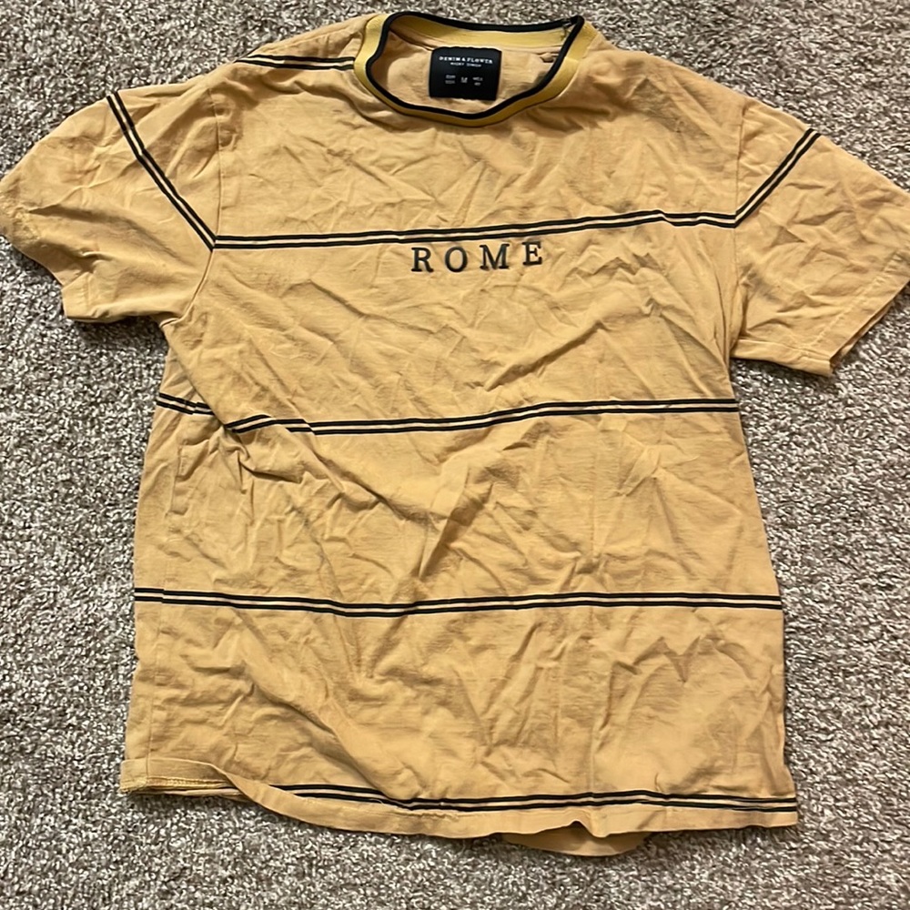 Orange Denim & Flower co. Rome t-shirt